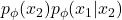 p_\phi(x_2)p_\phi(x_1|x_2)