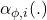 \alpha_{\phi,i}(.)