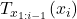 T_{x_{1:i-1}}(x_i)